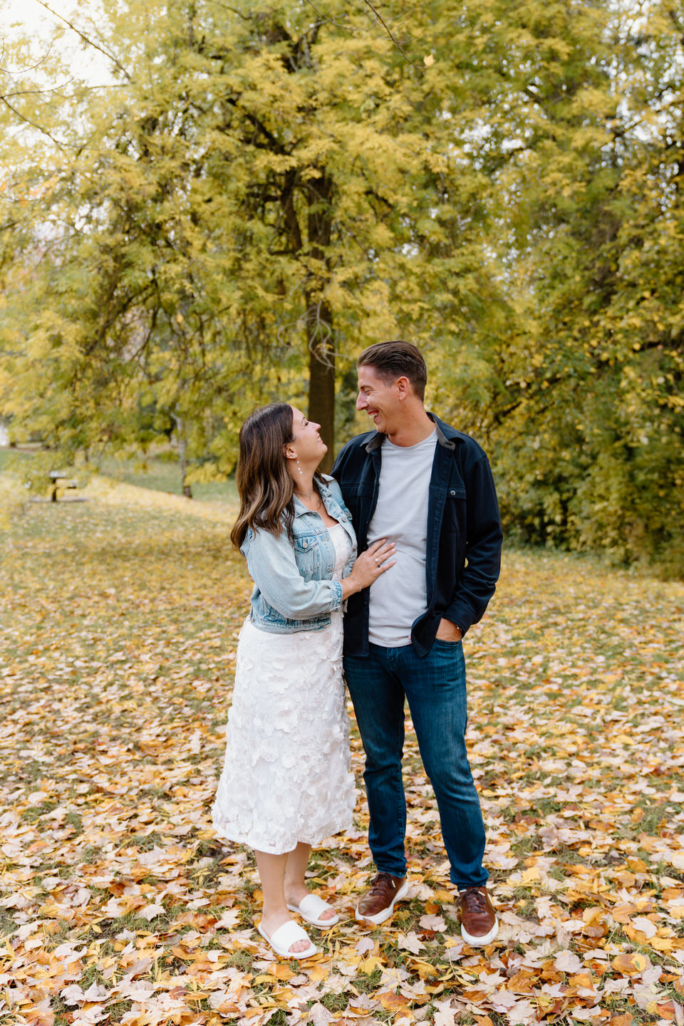 A perfect fall day in Portland Oregon for engagement photos.