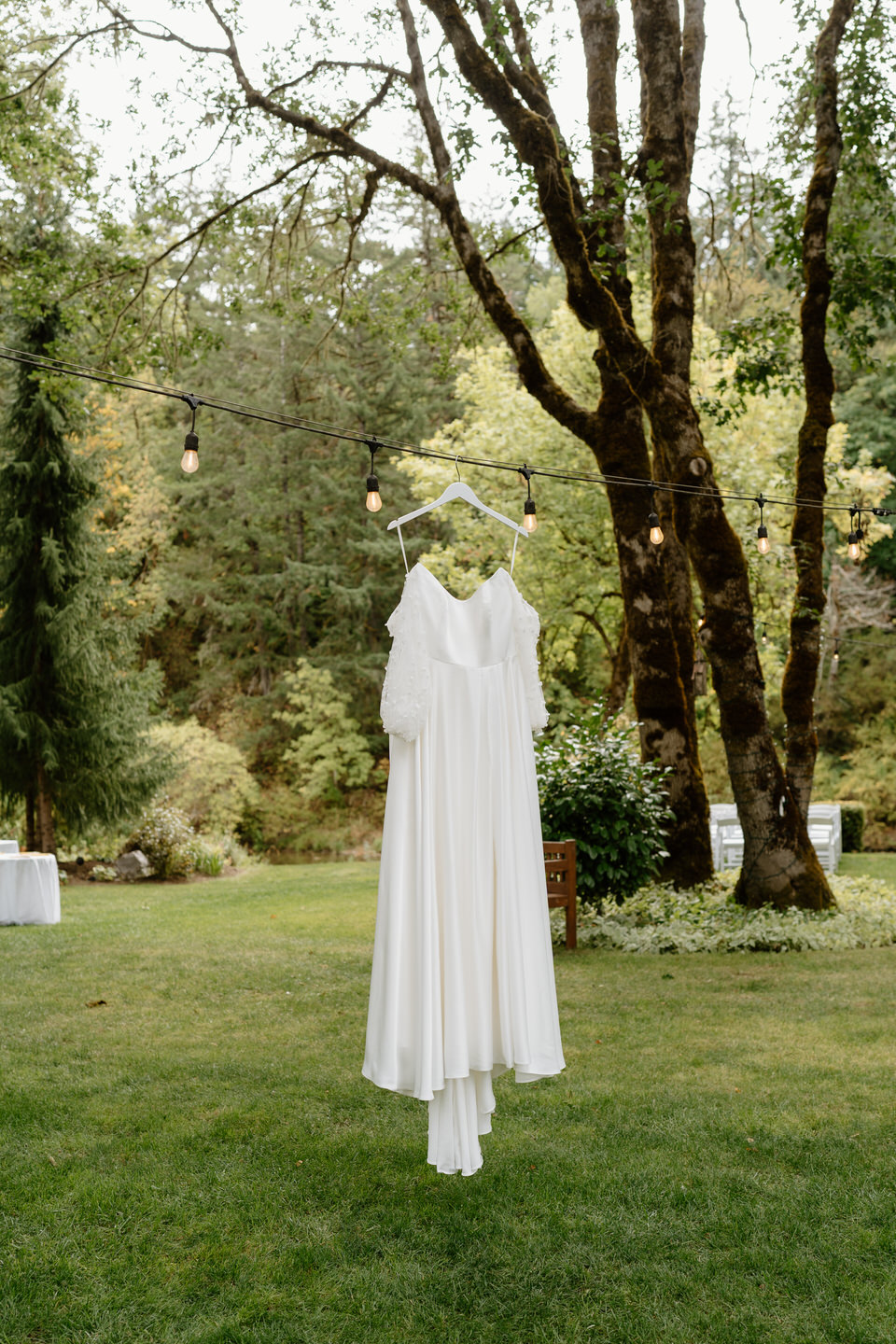 wedding dress detail photo at navarra gardens