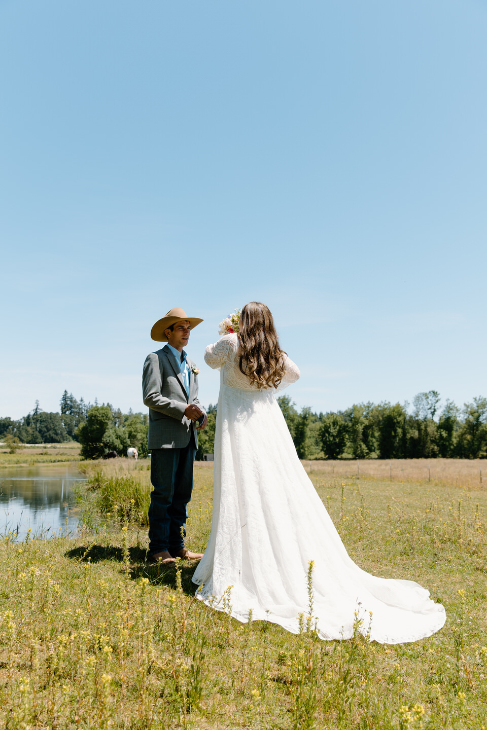 The Farm on Golden Hill wedding in Silverton, Oregon.