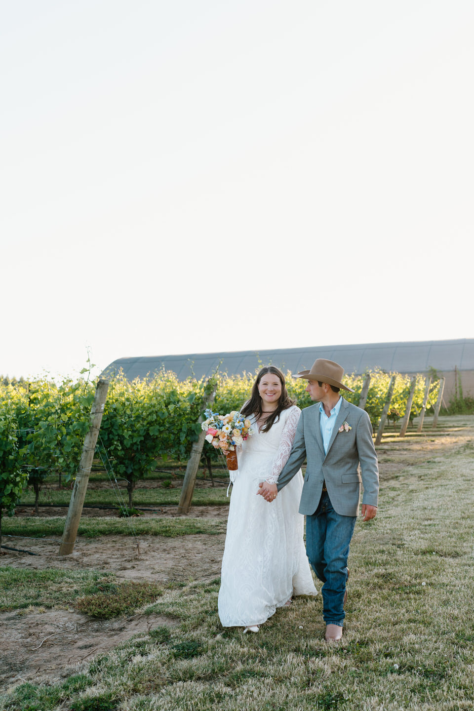 The Farm on Golden Hill wedding with vineyard